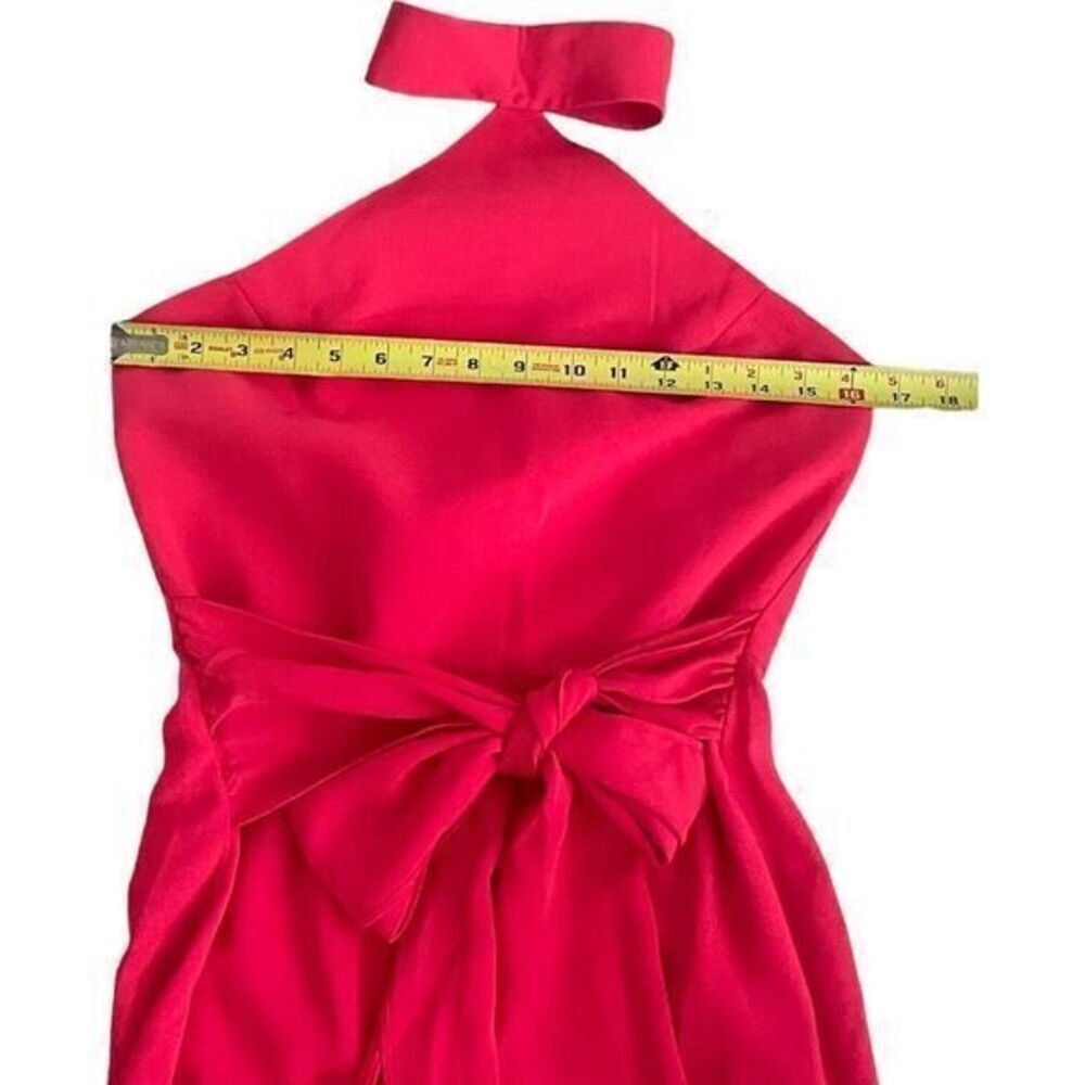 Amanda Uprichard Revolve Emilana Midi Dress Size Medium Side Slit Belted Fiesta - Picture 2 of 7